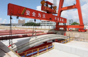 深圳地铁12号线二期全装配式车站沙浦站封顶