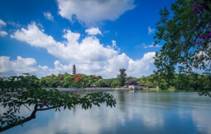 文明旅游志愿服务活动走进惠州西湖景区